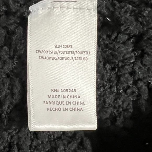 NWT BOBEAU Black Teddy Bear Turtle Neck Sweater (XL) - Picture 6 of 7